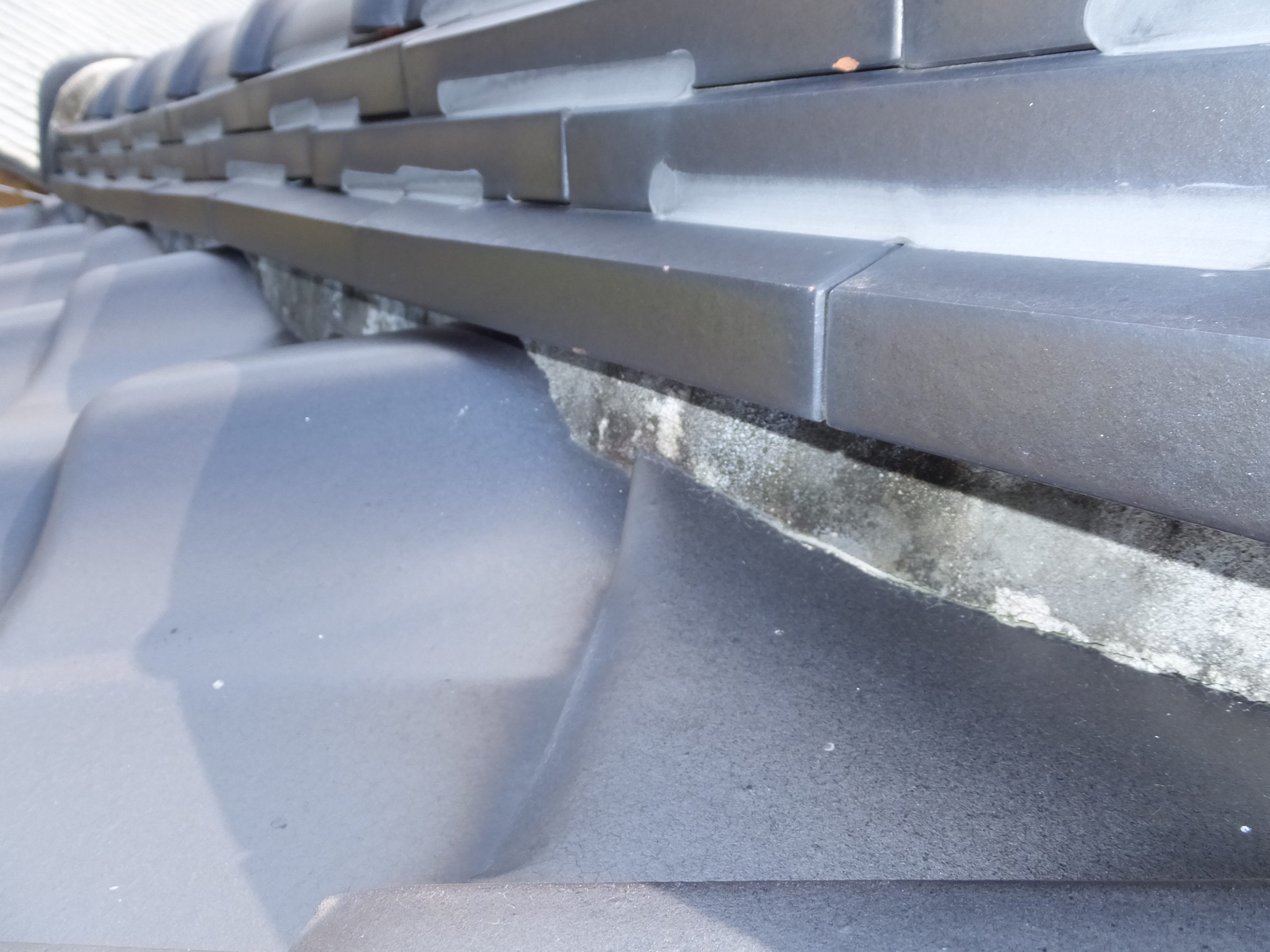 漆喰工事施工前　現調時の